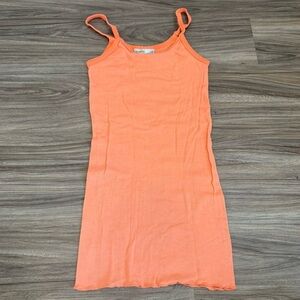 Orange Spaghetti Strap Tank Top Size S